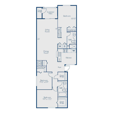 Saratoga floor plan